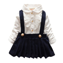 1-5y-kids-girls-suspender-cotton-dress-long-sleeve-lace-floral-tops-baby-party-dresses-py BBL