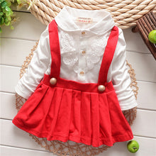 1-5y-kids-girls-suspender-cotton-dress-long-sleeve-lace-floral-tops-baby-party-dresses-py BBL