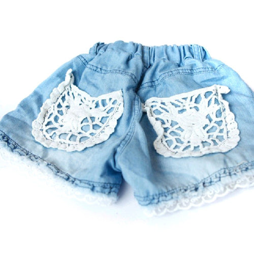 1-6years-kids-children-girls-fashion-shorts-jeans-lace-pocket-demin-jeans BBL