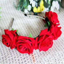 rose-floral-flower-garland-crown-headband-hair-band-bridal-festival-clip-holiday BBL