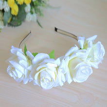 rose-floral-flower-garland-crown-headband-hair-band-bridal-festival-clip-holiday BBL