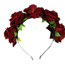 rose-floral-flower-garland-crown-headband-hair-band-bridal-festival-clip-holiday BBL