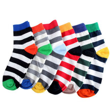 100-cotton-warm-new-men-mixed-color-wide-stripe-ankle-soft-casual-socks-py8 BBL