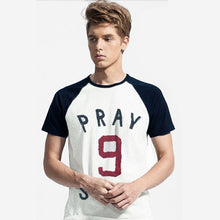 Cotton Men's Short Sleeve T shirts Slim Spell Embroider Casual Man Tops Tees For t-shirt