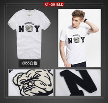Cotton Men's Short T shirts Famous  Man Tops Embroider Casual Tees For t-shirt