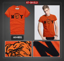 Cotton Men's Short T shirts Famous  Man Tops Embroider Casual Tees For t-shirt