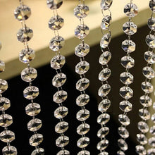 10pcss-1m-3-3-foot-wedding-diy-decor-acrylic-crystal-beads-curtain-strand-garland-py6 BBL