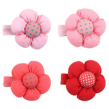 15pcs-cute-sweet-lovely-flower-dot-pattern-hair-clip-for-kids-baby-girls-toddlers-and-infants BBL