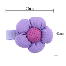 15pcs-cute-sweet-lovely-flower-dot-pattern-hair-clip-for-kids-baby-girls-toddlers-and-infants BBL