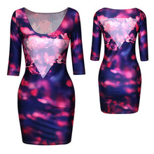 18-colors-new-women-sexy-fashion-slim-dress-fit-3d-animal-print-space-galaxy-bodycon-mini-dresses BBL