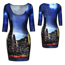 18-colors-new-women-sexy-fashion-slim-dress-fit-3d-animal-print-space-galaxy-bodycon-mini-dresses BBL