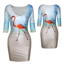 18-colors-new-women-sexy-fashion-slim-dress-fit-3d-animal-print-space-galaxy-bodycon-mini-dresses BBL