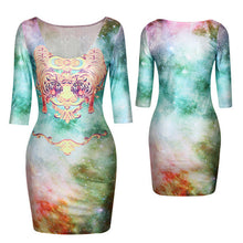 18-colors-new-women-sexy-fashion-slim-dress-fit-3d-animal-print-space-galaxy-bodycon-mini-dresses BBL