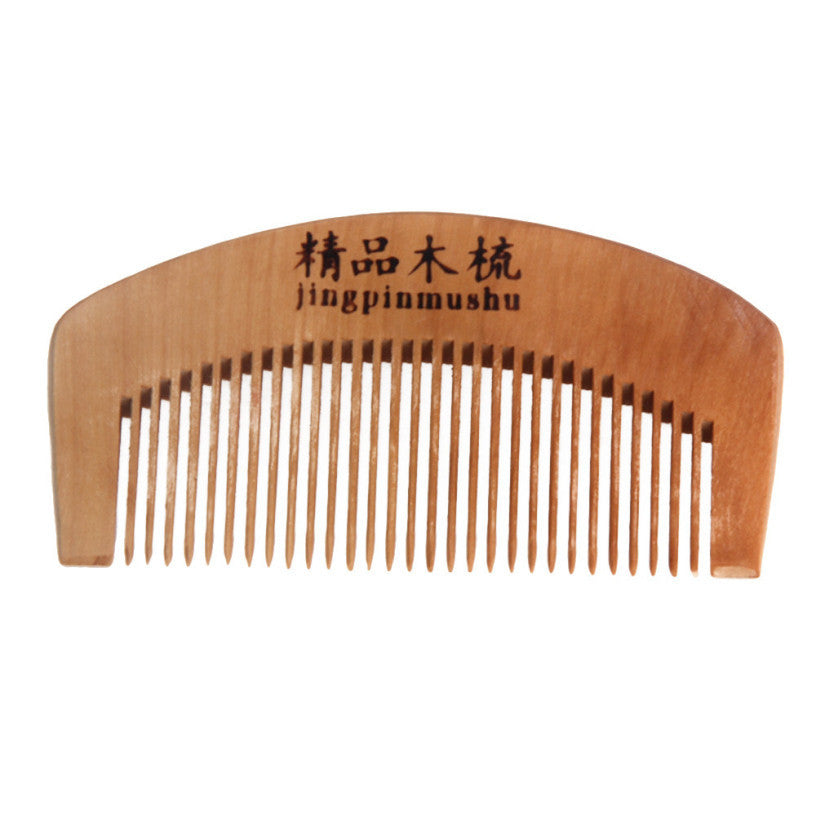 Natural Health Peach Wooden Mahogany Comb Present Comb Perfect Gift