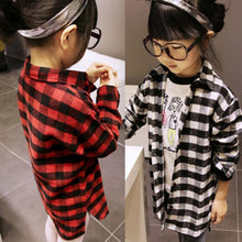 2-7y-children-kids-boys-girls-shirts-long-sleeve-shirts-plaids-checks-tops-costume-shirt BBL