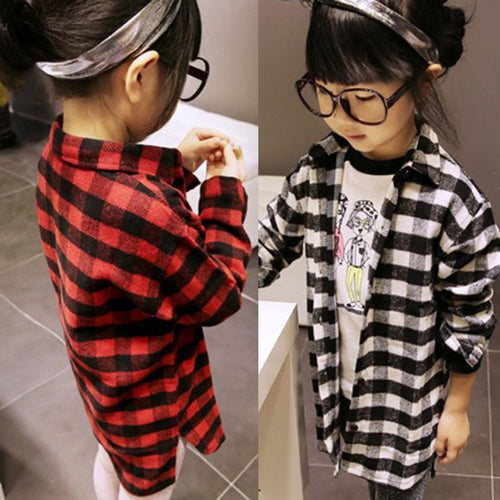 2-7y-children-kids-boys-girls-shirts-long-sleeve-shirts-plaids-checks-tops-costume-shirt BBL