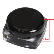 2pc Mini Eyeliner Gel Cream With Brush Makeup Cosmetic Black Life Waterproof