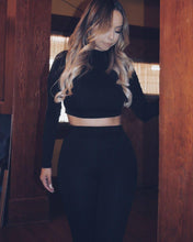 2 piece Women Long Sleeve Crop Tops + Pants Sexy Bodycon Skinny Outfits Pants Women Sets Plus Size GV423