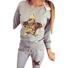 2 Pieces Hoodies+Pants Warm Sweatshirt Women Print Womens Tracksuit Set Long Sleeve Causal Femme LX076