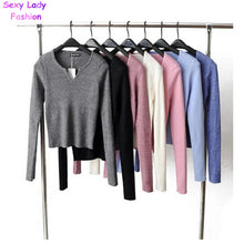 American Apparel Sexy V neck Jumper Pullovers truien poncho dames kleding jerseis mujer pull femme Short Sweaters Knitwear