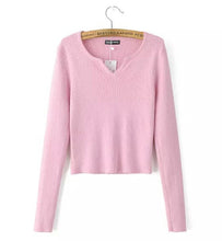 American Apparel Sexy V neck Jumper Pullovers truien poncho dames kleding jerseis mujer pull femme Short Sweaters Knitwear