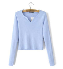 American Apparel Sexy V neck Jumper Pullovers truien poncho dames kleding jerseis mujer pull femme Short Sweaters Knitwear