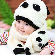 knitted-baby-hat-warm-cotton-toddler-children-beanie-and-scarf-set-lovely-panda-hats-baby-caps-kids-hat-cap BBL