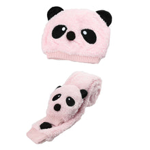 knitted-baby-hat-warm-cotton-toddler-children-beanie-and-scarf-set-lovely-panda-hats-baby-caps-kids-hat-cap BBL