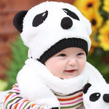 knitted-baby-hat-warm-cotton-toddler-children-beanie-and-scarf-set-lovely-panda-hats-baby-caps-kids-hat-cap BBL