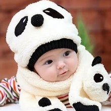 knitted-baby-hat-warm-cotton-toddler-children-beanie-and-scarf-set-lovely-panda-hats-baby-caps-kids-hat-cap BBL
