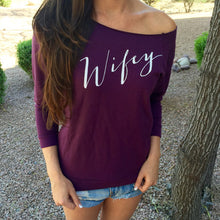 Plus size And Loose Casual Long Sleeve T Shirt Off The Shoulder Tops Ladies T-shirts Q0095