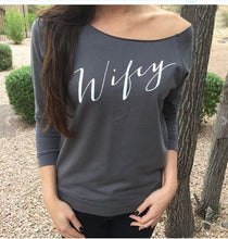 Plus size And Loose Casual Long Sleeve T Shirt Off The Shoulder Tops Ladies T-shirts Q0095