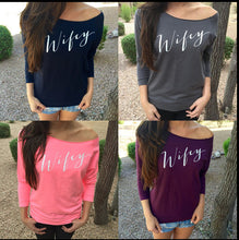 Plus size And Loose Casual Long Sleeve T Shirt Off The Shoulder Tops Ladies T-shirts Q0095