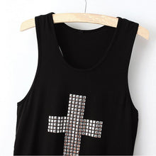 women-sexy-t-shirt-scoop-neckline-shining-cross-vest-racerback-tanks-women-tops-black BBL