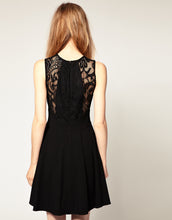 sexy-women-chiffon-dresses-lace-top-sleeveless-tank-dress-skater-dress-black BBL