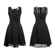 sexy-women-chiffon-dresses-lace-top-sleeveless-tank-dress-skater-dress-black BBL