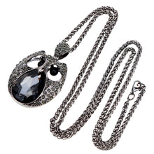 women-rhinestone-necklaces-cool-black-owl-pendant-necklaces-link-chain-necklace-jewelry BBL