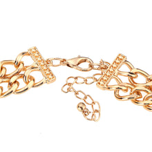 punk-jewelry-rhinestone-dragon-leopard-head-pendant-necklace-golden-wide-chain-necklace-for-woman-man BBL