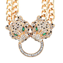 punk-jewelry-rhinestone-dragon-leopard-head-pendant-necklace-golden-wide-chain-necklace-for-woman-man BBL