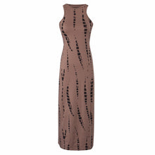 Dresses Woman Lady Party Clubwear Sexy Sleeveless Bandage Bodycon Stretch Long Maxi Dress Vestidos de Festa J3205