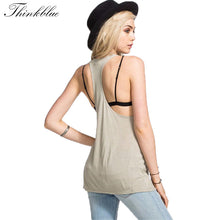 Style Anchor Tank Top Womens O neck Printed Cotton Tank Tops Loose Gym Tank Top Women Plus Size Tops Regata Gray XL