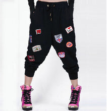 Women Harem Pants Casual Sport Hip Hop Pants Sweatpants Costumes Trousers For Girls Baggy Dance Pants J3159