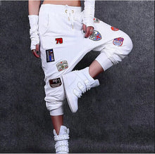 Women Harem Pants Casual Sport Hip Hop Pants Sweatpants Costumes Trousers For Girls Baggy Dance Pants J3159