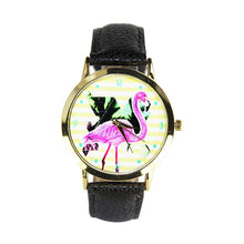 Women Men Band Analog Quartz Business Fashionable charming Birds Wrist Watch For A/B Styles
