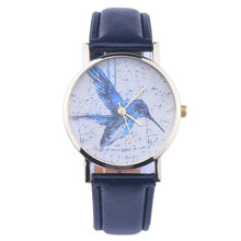 Women Men Band Analog Quartz Business Fashionable charming Birds Wrist Watch For A/B Styles
