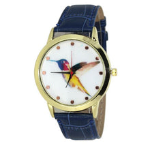 Women Men Band Analog Quartz Business Fashionable charming Birds Wrist Watch For A/B Styles