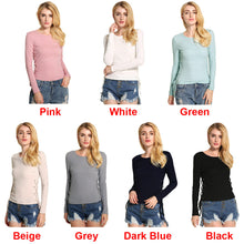 and-women-pink-sweater-lace-up-solid-blouse-o-neck-long-sleeves-pullover-casual-elegant-ladies-slim-top-shirt BBL