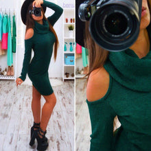 bow-long-sleeve-strapless-midi-women-sexy-club-sheath-bodycon-wool-dress-red-green-elastic-elegant-party-dresses BBL