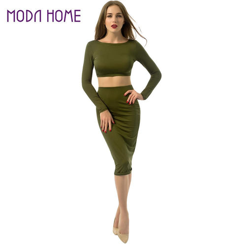 2-piece-set-women-sexy-crop-top-o-neck-long-sleeve-backless-bandage-dress-slim-fit-ladies-club-midi-dresses BBL