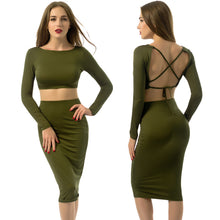 2-piece-set-women-sexy-crop-top-o-neck-long-sleeve-backless-bandage-dress-slim-fit-ladies-club-midi-dresses BBL
